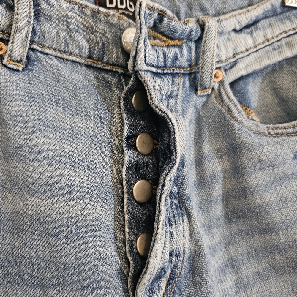 BDG Jeans 26 Blue Slim Straight Distressed - Picture 5 of 10